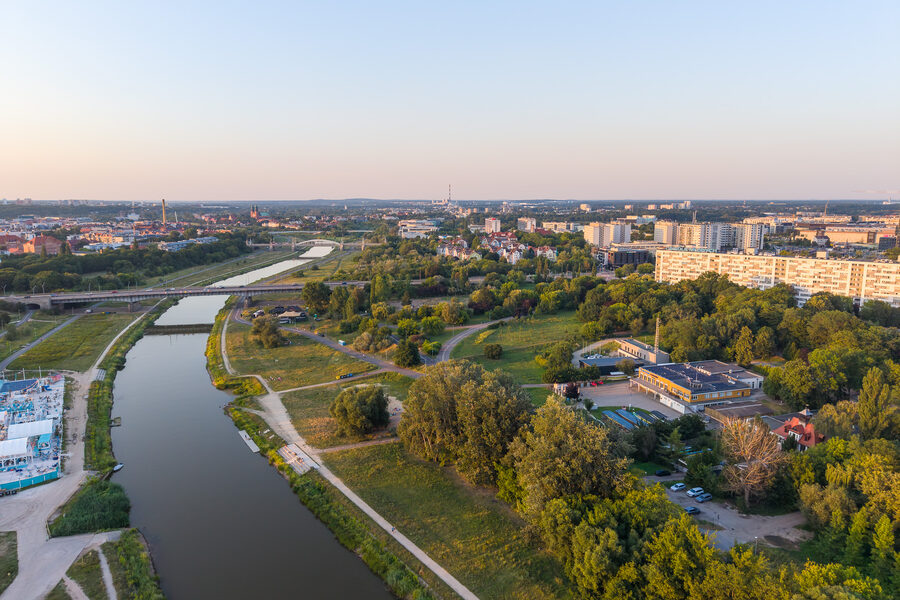 Okolica nieruchomości — ujęcie z lotu ptaka