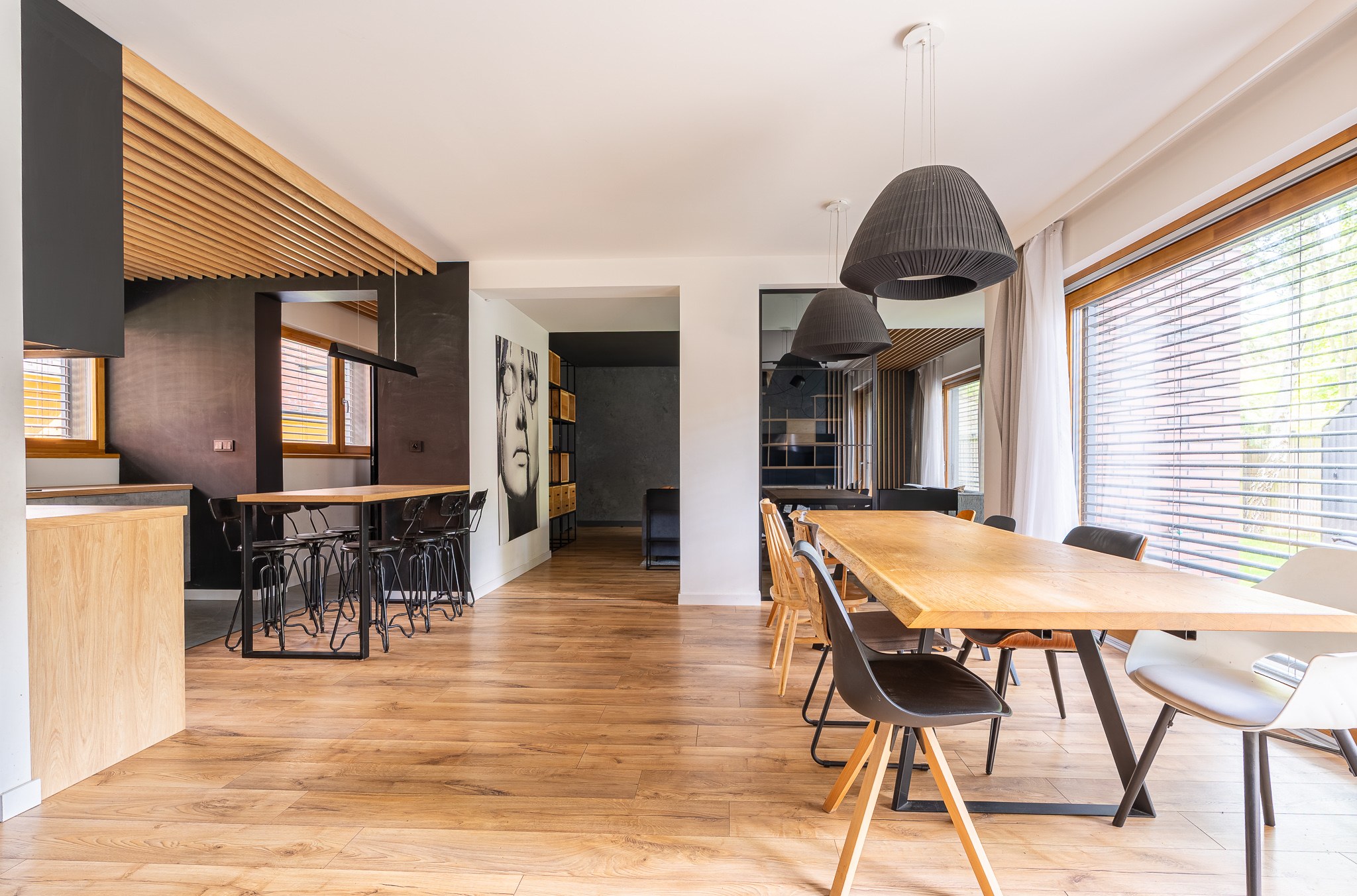 Salon z jadalnią — Mieszkanie 8 – po